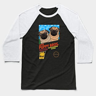 Super Puppy Brothers - retro video game Baseball T-Shirt